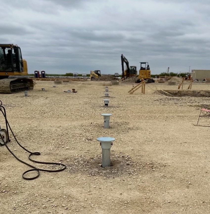 Site preparation and construction support